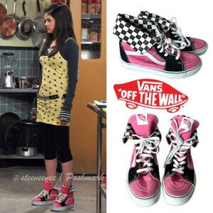 RARE Y2K Vans Off the Wall Extra High Tops ASO Alex Russo